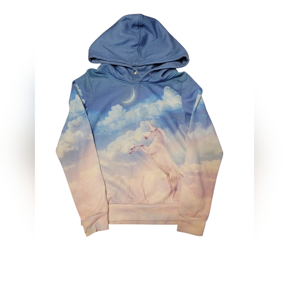 H&M Youth Unicorn Print Hooded sweatshirt